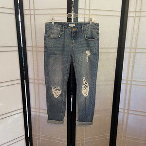 Billabong Boyfriend Distressed Blue Jeans